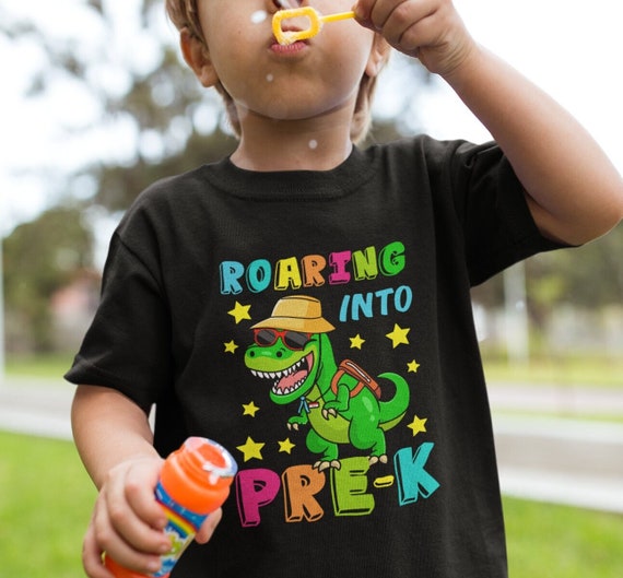 Roaring Into Last Day Of Preschool Shirt For Kids Roaring Into Last Day Of Preschool Shirt For Kids