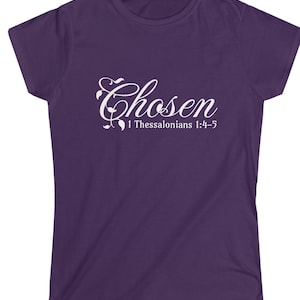 Chosen 1 Peter 2:9, Chosen Shirt, Christian Shirts For Women, Christian Apparel, Christian Clothing, Chosen Shirt, Bible Shirt T-Shirt, Tee