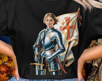 Catholic Saint T-Shirt, Comfort Colors t-Shirt, Traditional Catholic, Roman Catholic, Christian Apparel, Saint Warrior Design, Catholic Gift