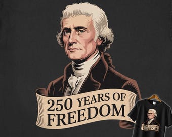 Patriotisches 250 Jahre Freiheits-T-Shirt, Semiquincentennial-Jubiläums-Shirt der USA, amerikanische Geschichtsbekleidung, Komfortfarben-T-Shirt