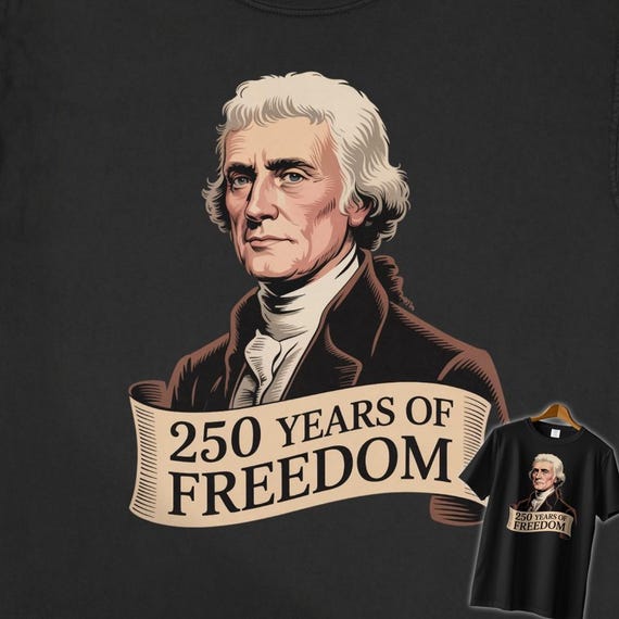 愛国的な自由250周年記念Tシャツ、アメリカ建国500周年記念シャツ