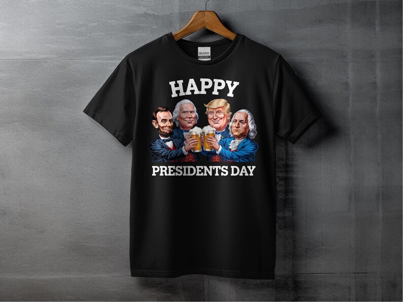 Trump Presidents Day Sweatshirt or T-Shirt, American Pride Patriotic Shirt, USA Flag Hoodie Patriotic Wear, Love of America Tee Shirt image 6