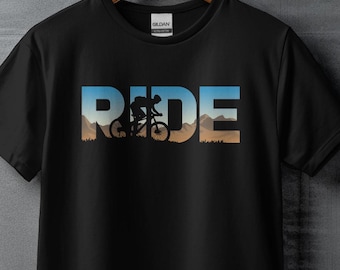 Ride Bike Hoodie, Cycling Enthusiast Sweatshirt, Bicycle Lover Gift, Mountain Biking Pullover, Outdoor Adventure Hoodie