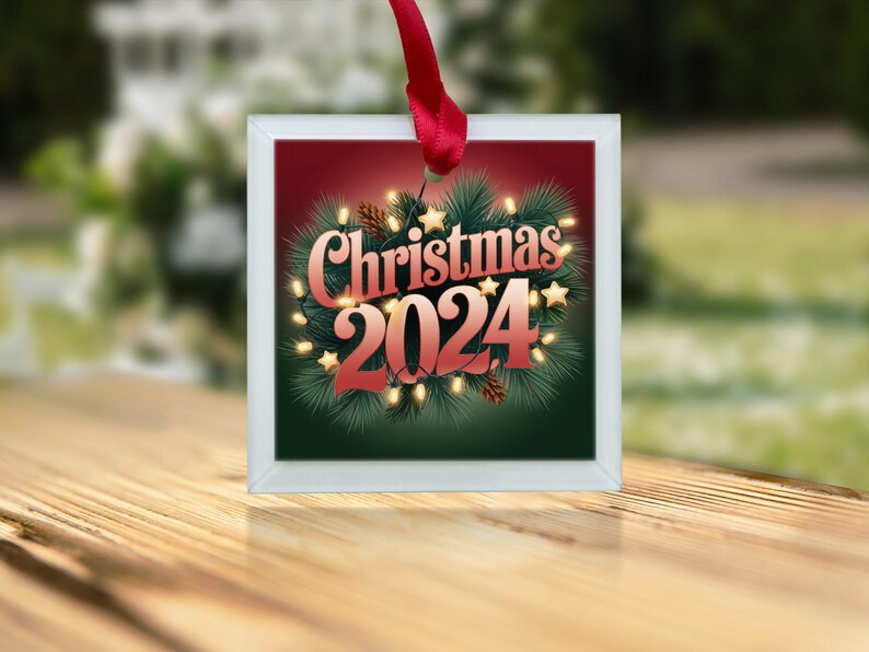 Christmas 2024 Ornament, Holiday Decoration, Festive Home Decor, Xmas