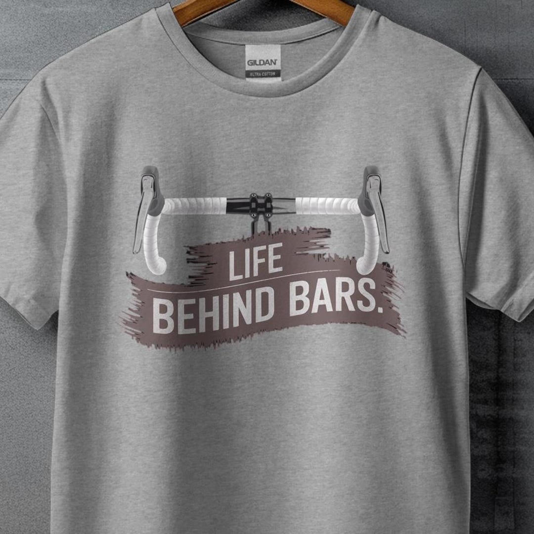 Life Behind Bars Isn’t That Bad – Unisex Graphic Tee | Perfect for Bicycle Adventures