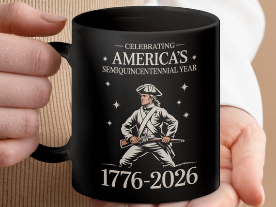 Patriotic USA Mug, Celebrating America's Semiquincentennial Year, 1776-2026,  250th Anniversary, American Revolution Coffee Mug - Etsy