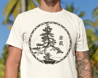 Bonsai Shirt Vintage Tree Shirt Plant Pine Bonsai Tree Shirt Zen Bonsai Lover Tree Lover Gift Shirt Gardening Plants Shirt Retro Plant Shirt