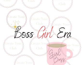 Boss Girl Era PNG, Propietario de una pequeña empresa SVG, Propietario de negocio, Propietario de la reina, PNG, Boss Girl Era, Tumblr Wrap, Calcomanía de taza de café