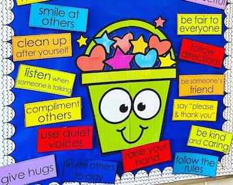 Bucket Filler Bulletin Board: Classroom Kindness Activity
