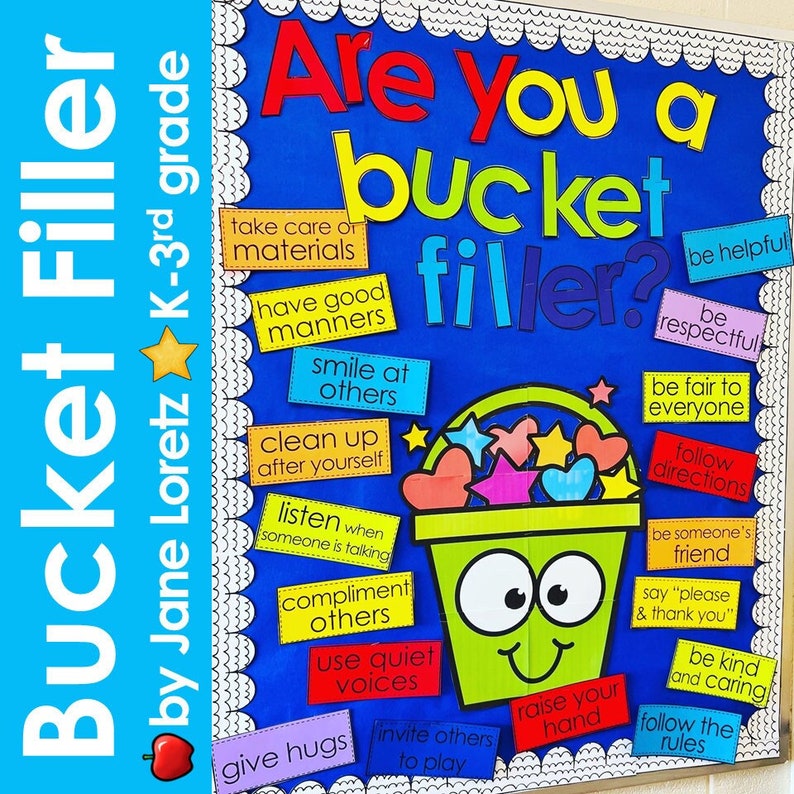 Bucket Filler Bulletin Board Bucket Filler Activities bucket Filler