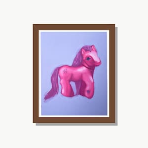 Friendship is Magic - Pony Art Print - My Little Pony toy art