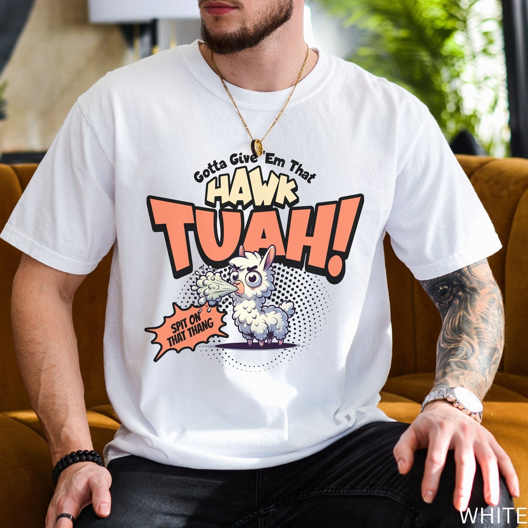 Comfort Colors Hawk Tuah Tshirt, Spit on That Thang Shirt, Funny