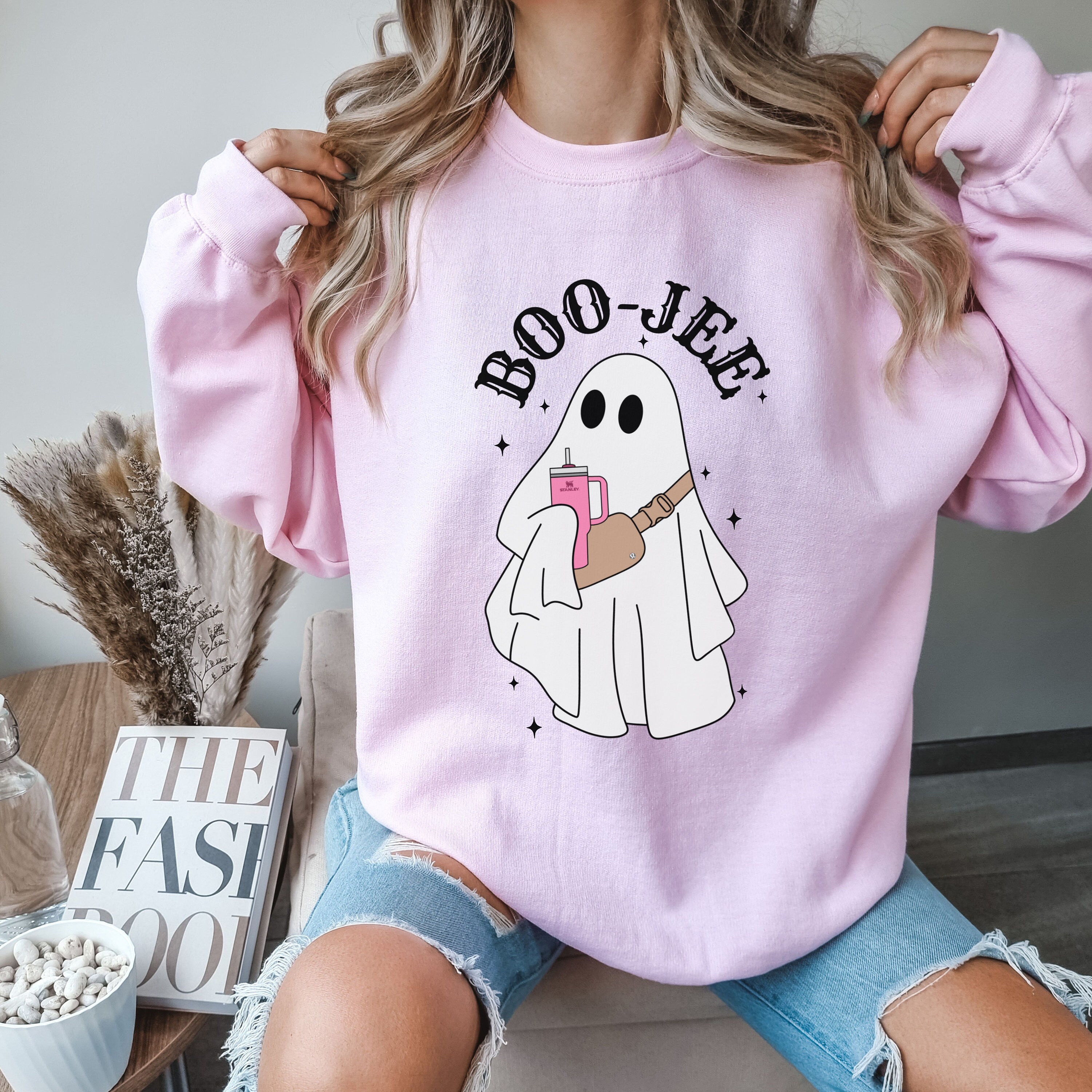 Halloween Ghost Sweatshirt, Boo Jee Shirt, Boo Shirt, Boujie Ghost Pullover, Spooky Boujee Ghost Shirt, Spooky Vibes Shirt, Halloween Gifts
