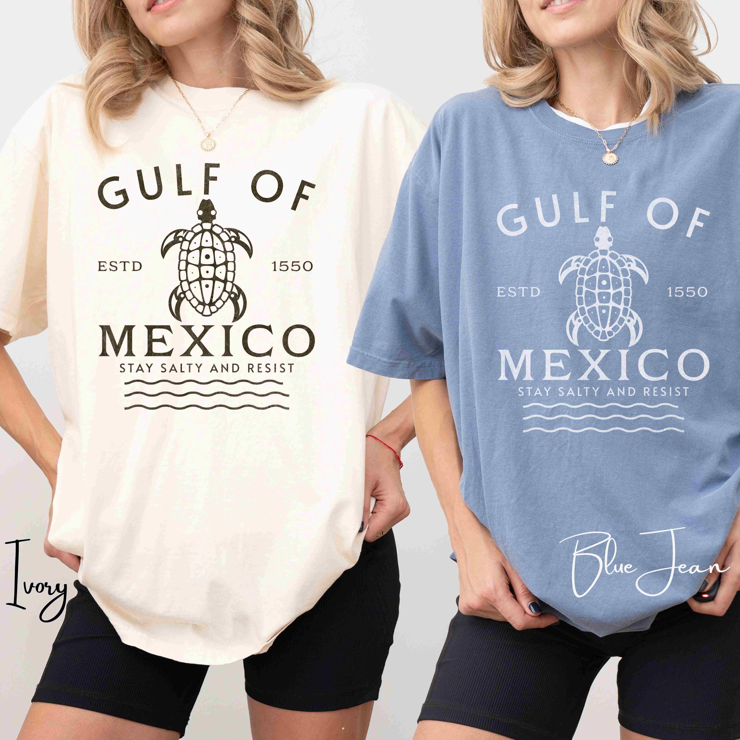 GULF OF MEXICO T-shirt, Retro Beach Mexico Gulf Shirt, Anti Trump
