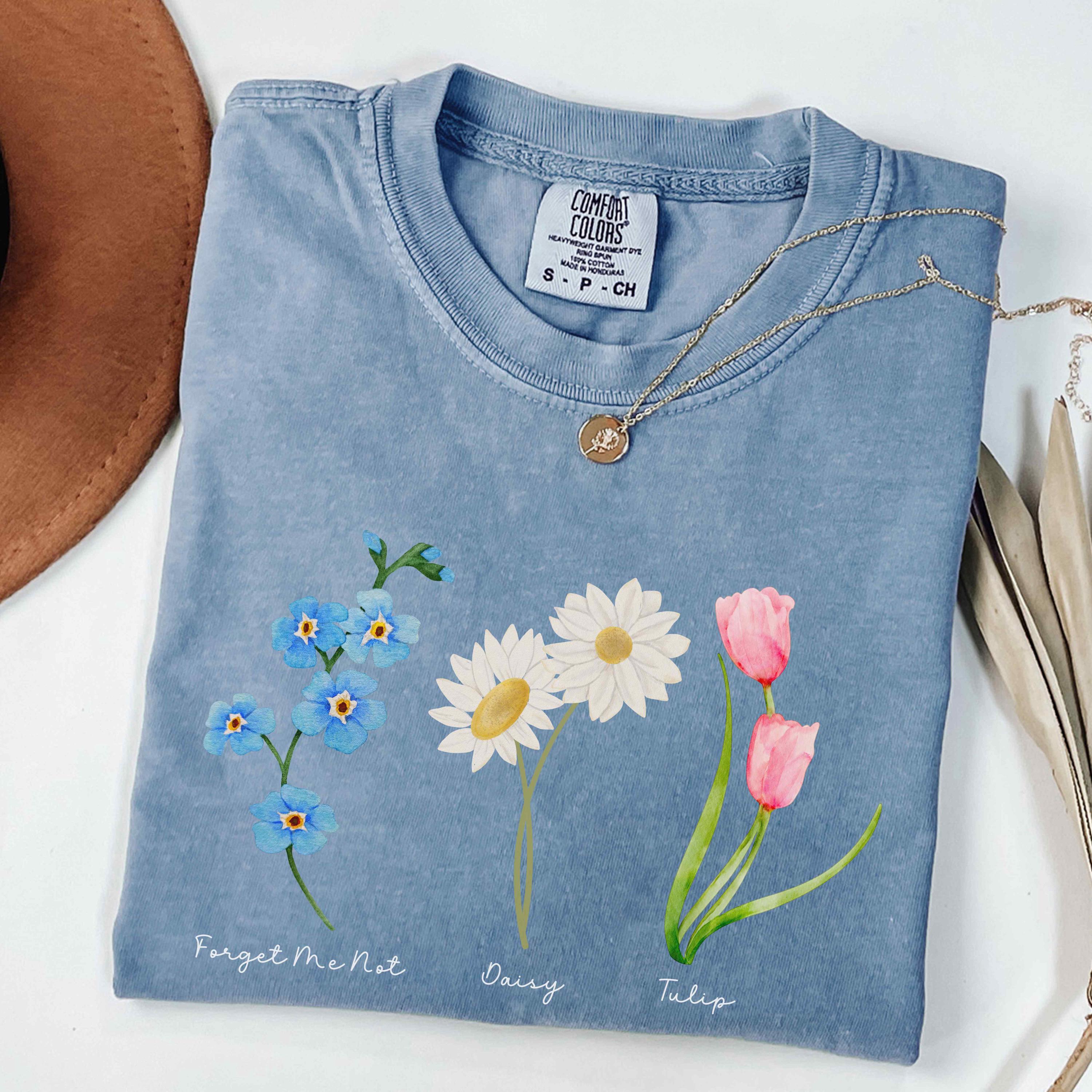 Subtle FDT T-shirt, Anti Trump Shirt, Forget Me Not Daisy Tulip