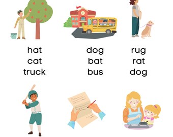 Przedszkole, 1 klasa Ćwiczenie czytania Słowa wzrokowe