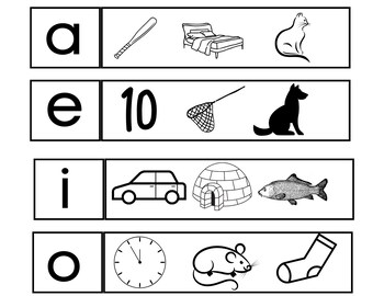 Przedszkole 1 klasa Samogłoski Dźwięki Świadomość fonemiczna Identyfikacja Arkusz roboczy Edukacja domowa