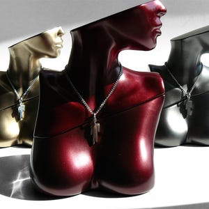 Mini Billie Eilish Stainless Steel Blohsh Necklace Chain Accessory for Eilish Frangrances Perfume Bottles
