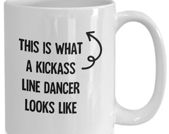 Line Dancing Mug, Line Dancer Mug, Line Dancing Coffee Cup, Line Dancing Gifts, Gifts for Line Dancer