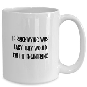 Bricklayer Mug, Bricklayer Gift, Bricklayer Coffee Cup, Gift Ideas for Bricklayer, Coworker Gifts, Boss Gift