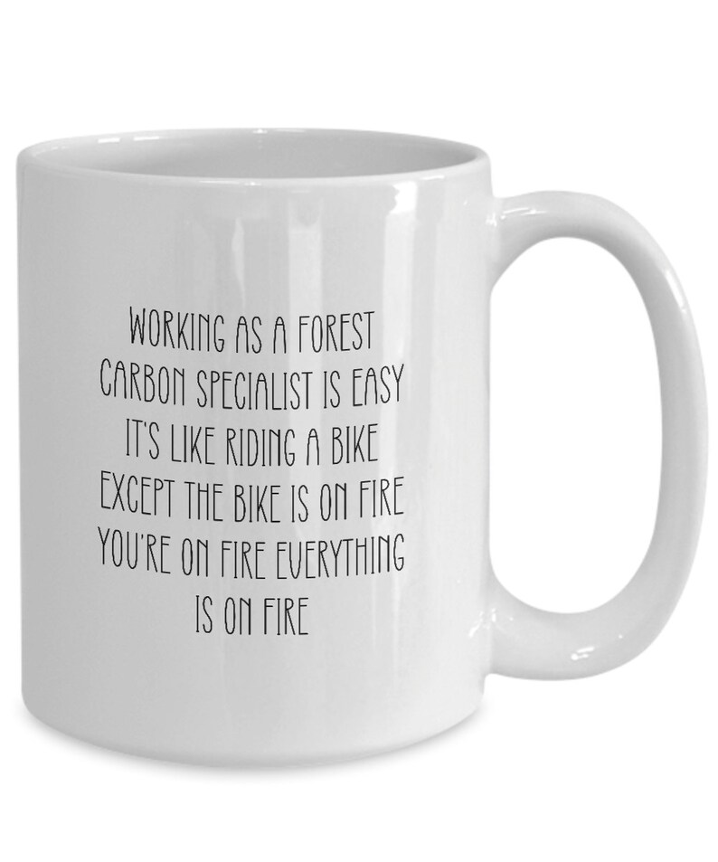 Forest Carbon Specialist Mug, Forest Carbon Specialist Gift, Forest