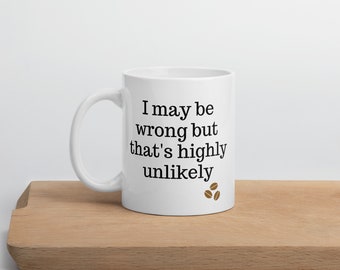 Sarcastic Mug, Funny Coffee Mug, Large Coffee Mug, Gift For Her Him, Mug for Coworker, Work Mug