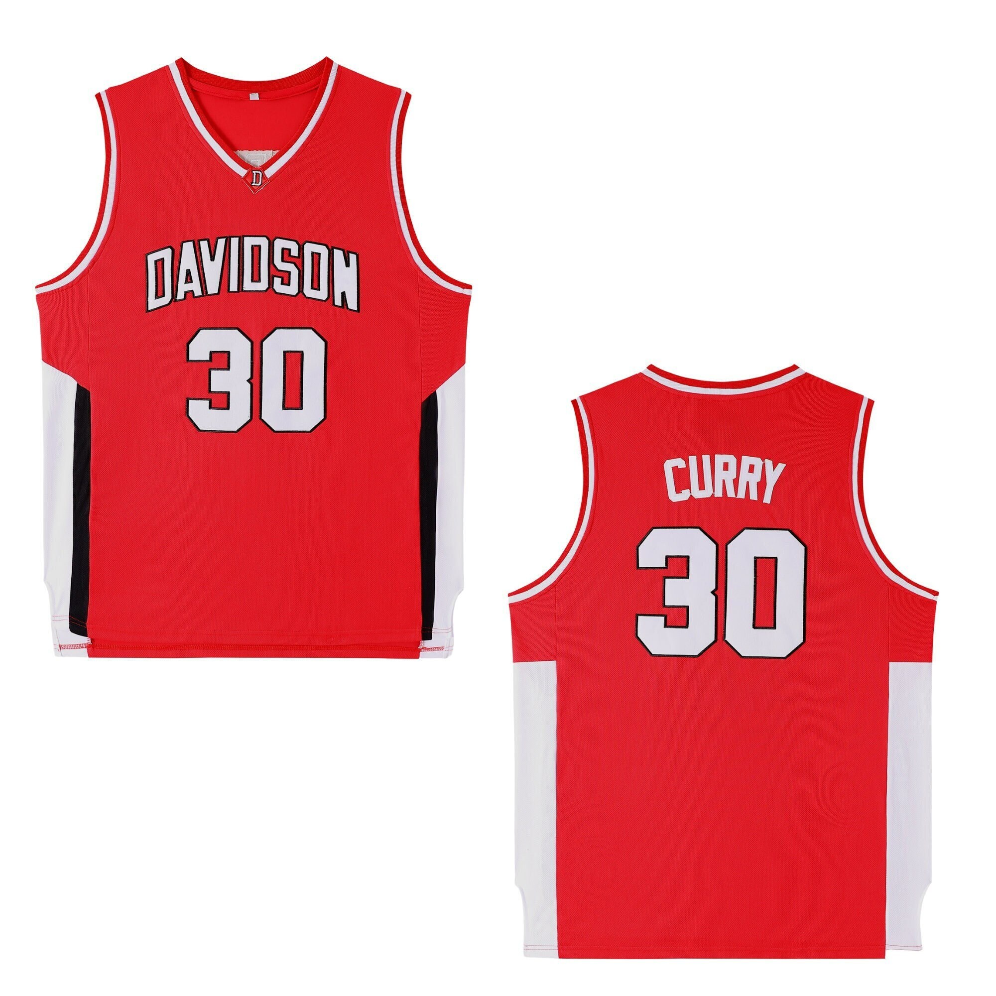 Stitched Steph Curry Davidson Wildcats College Basketball Jersey