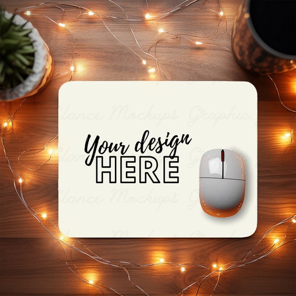 Mouse Pad Mockup White/Transparent, JPG & PNG sublimation mousepad, mousemat mock, office stationary, minimalist style mousemat template 1:1