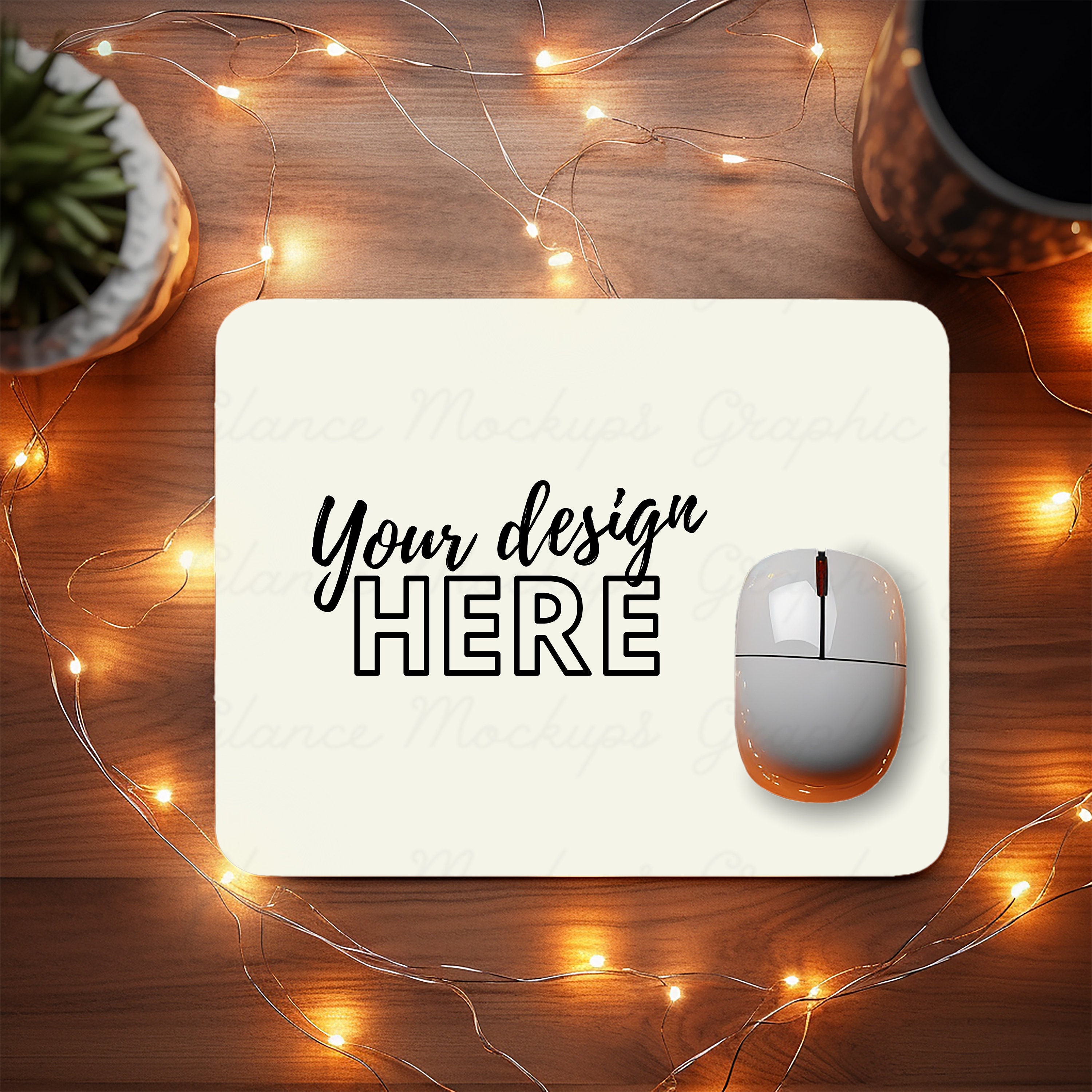 Winter Wonderland Sublimation Mouse Pads with (3021649)