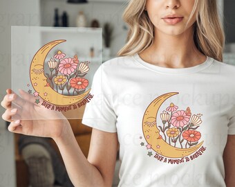 DTF Mockup, direct to film, dtf Transfer Sheet Mockup, Transfer Mockup Textile transfer paper mockup Printing Sublimation transfer DTF Canva