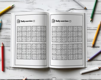Open Book Mockup PSD, 8.5 X 11 inch (21 x 29.7 cm), Book mock up, Editable pages, KDP, editable book magazine, A4 mockup, pencils background