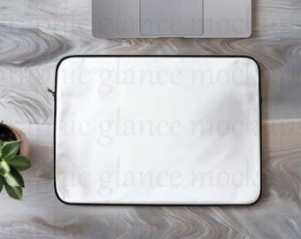 PSD Laptop Sleeve, POD Sleeve, All-Over Printing Laptop Sleeve Mockup, Mockup for Sleeve, Photoshop Image, AOP Mockup, Lifestyle Image, pod