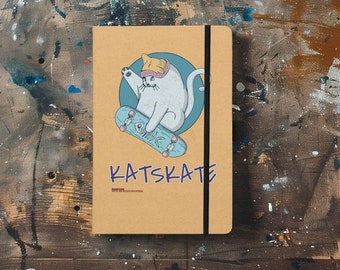 Katskate Kraft Paper Notebook 100% Recycled Paper