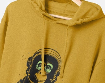 Astronauten Affe Mhn authentische Bekleidung Männer Remill® Hoodie