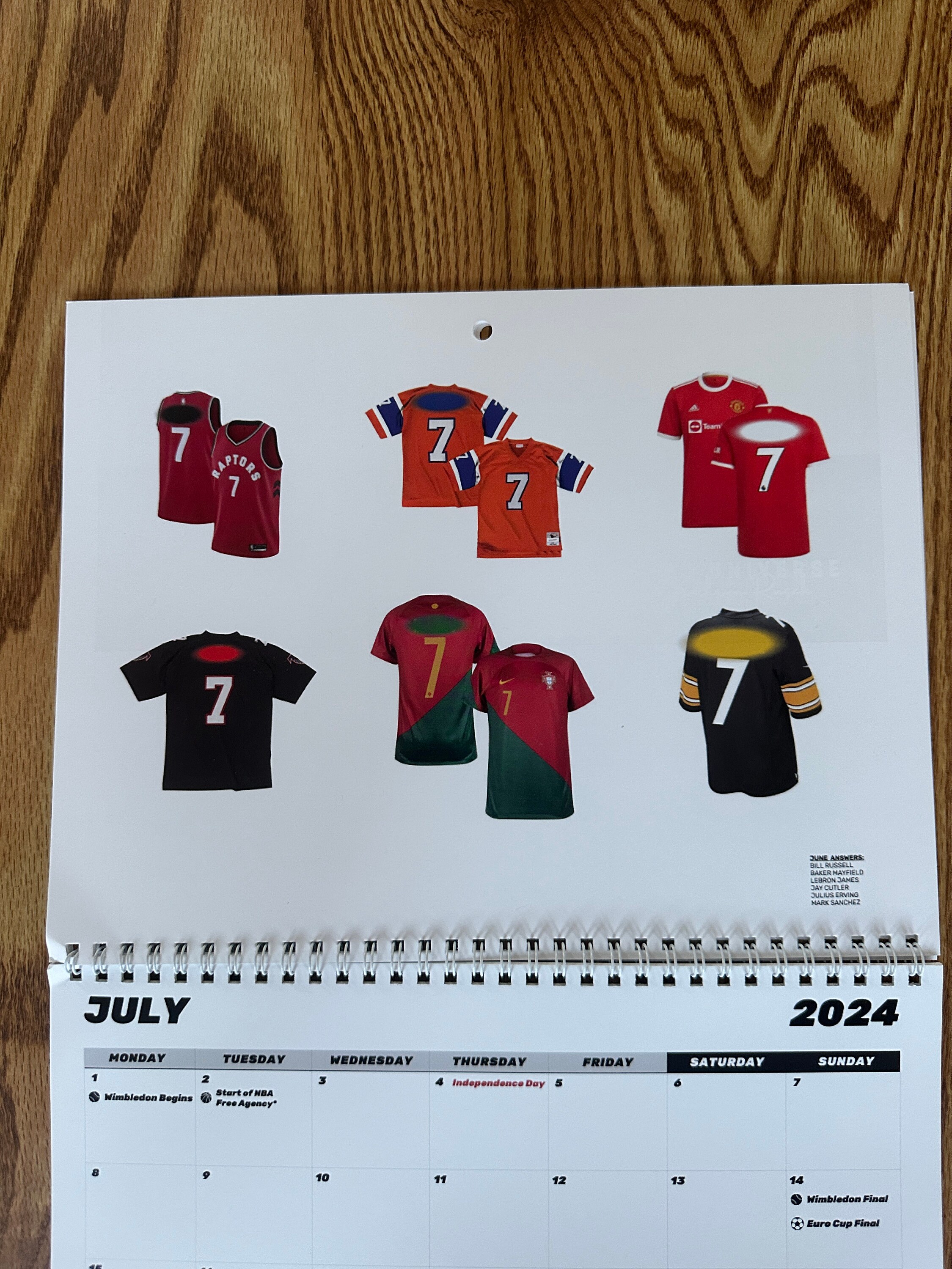 2024 Sports Calendar New Year Holiday Present Full 2024 Calendar With