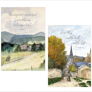 Scrapbooking chrétien Mots positifs Junk Journal Cartes de versets bibliques