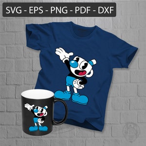 Mugman svg, Cuphead and Mugman svg, svg dxf png eps pdf