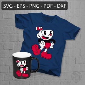 Cuphead svg, Cuphead and Mugman svg. svg dxf png eps pdf