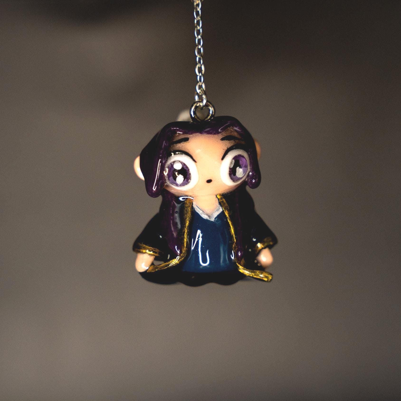 Handmade Jinshi Keychain – Chibi Anime Charm – Apothecary Diaries