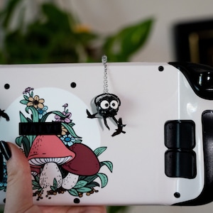 Soot Sprite Dust Plug Charm for Switch and Steam Deck, Studio Ghibli Handheld Console Charm