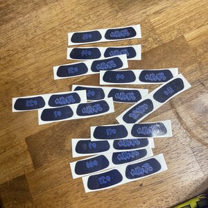 Custom Eye Black Tattoos-12 Pack - Etsy