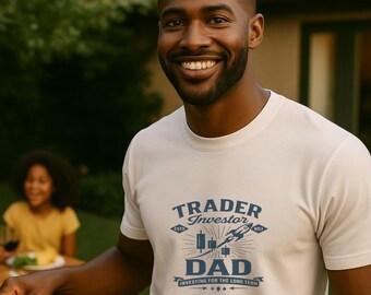 Stock Market Dad T-Shirt: Crypto Investor Trading Gift