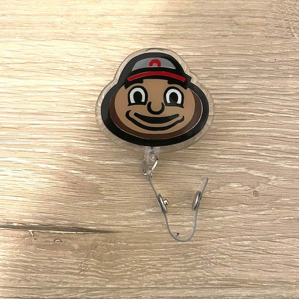 Brutus Buckeye Badge Reel