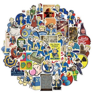 FALLOUT GAME Stickers 10/25/50 PCS, no duplicates, Video Game