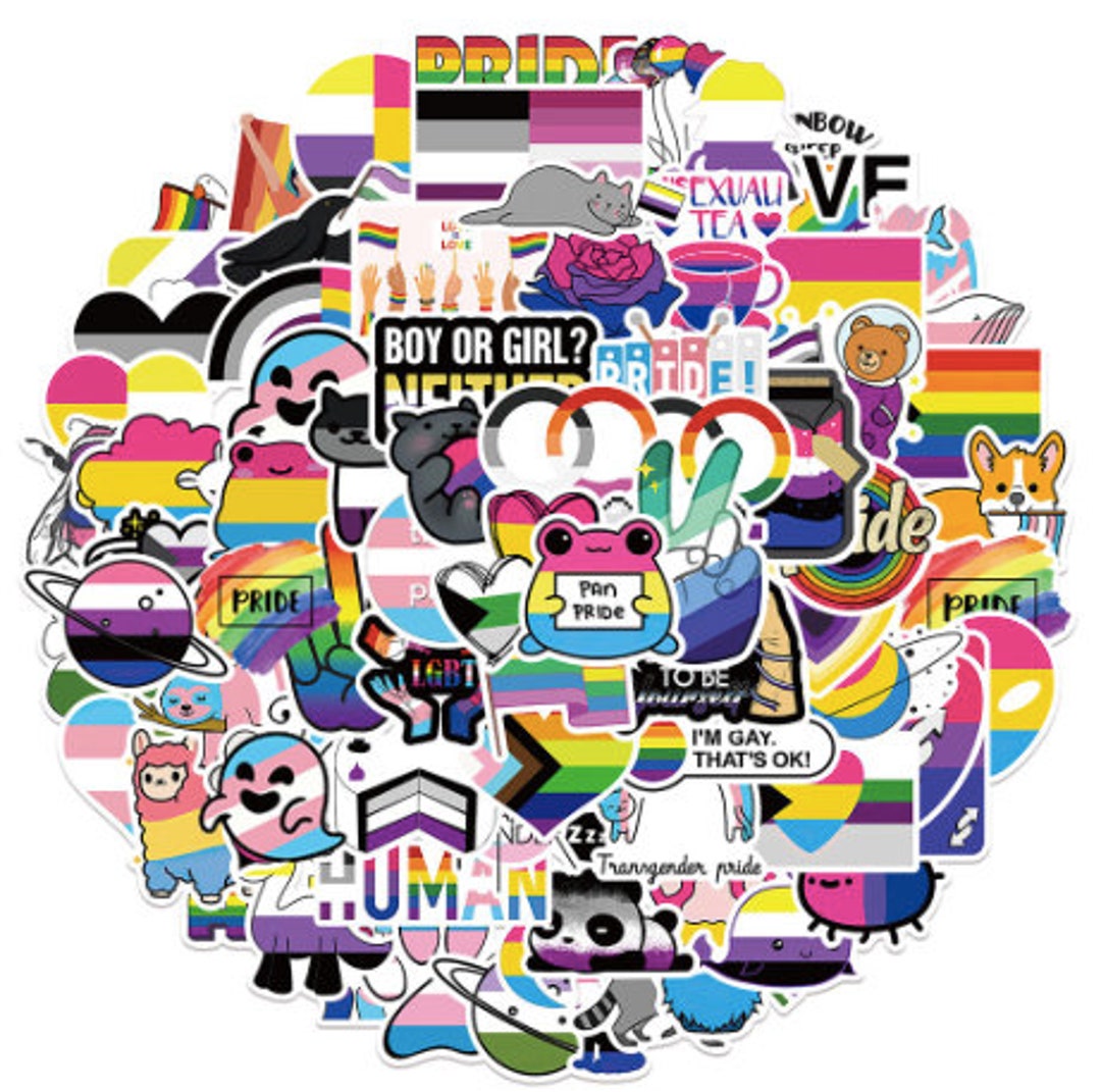 PRIDE Sticker Pack 2 LGBTQ SAFE Space Stickers - Etsy