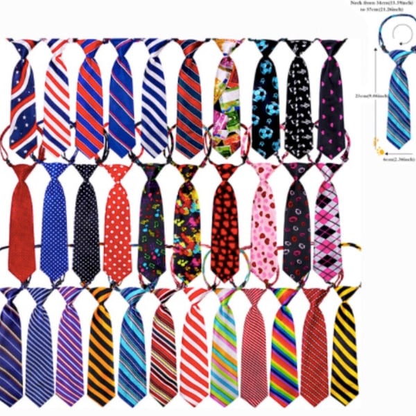 BIG dog neckties, BIG pet neckties, 30+ patterns