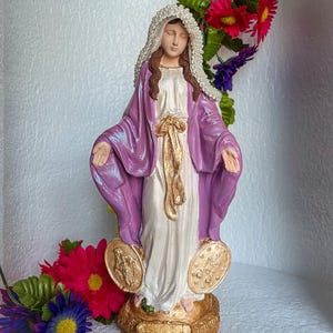 Virgen de la medalla milagrosa 30cm