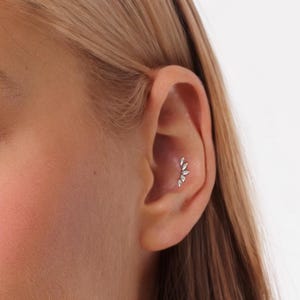 20G/18G/16G Climber Push Pin Labret • Threadless Flat Back Earring • Tragus Stud • Flat Back Stud • Helix Stud •Cartilage Stud
