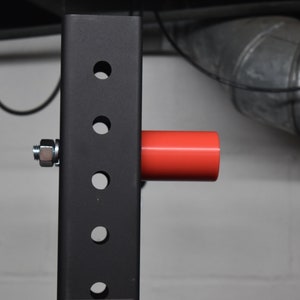 Squat Rack Utility Peg | Change Plate Storage