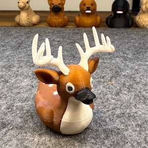 Buck Duck | Deer Duck | White Tail Duck | Ducking | Animal Duck| Graduation Gift Duck | Quirky Duck | Cruise Duck | Easter Basket